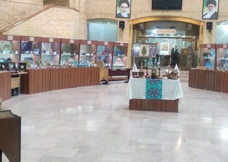 برگزاری نمایشگاه منبت آباده در وزارت میراث فرهنگی